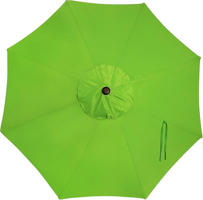 Blissun 10FT Outdoor Patio Umbrella, Outdoor Table Umbrella, Yard Umbrella, Market Umbrella with 8 Sturdy Ribs, Push Button Tilt and Crank