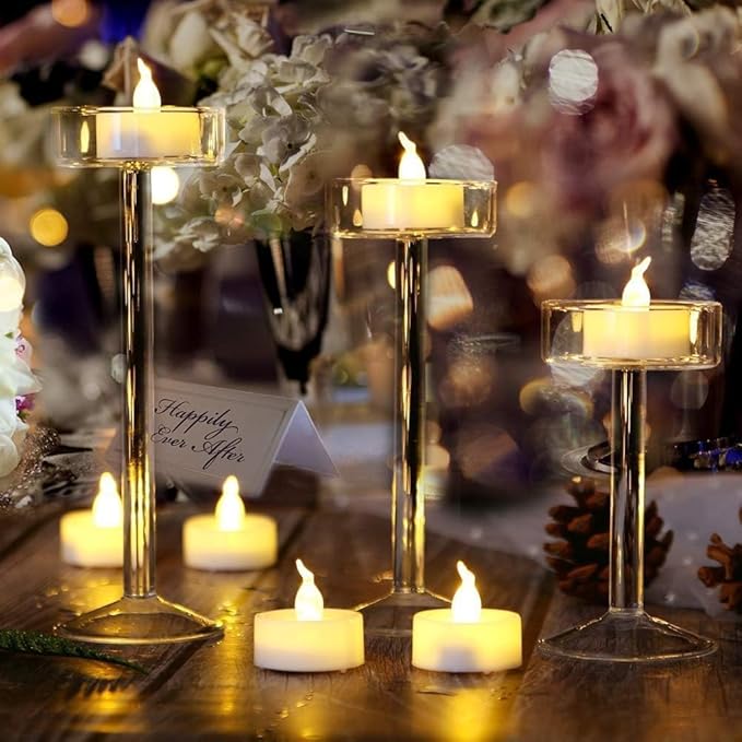 Nancia Tea Lights, 200PACK Flameless LED Tea Lights Candles, Flickering Warm White, 200 Hours Battery-Powered Tea Light, Ideal Party, Wedding, Birthday, Gifts Home Decoration