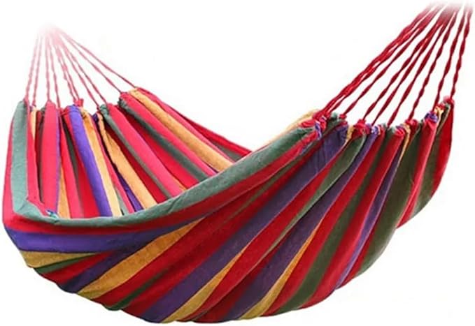 Hammocks, Fabric with Tree Straps Stripe Hammock Pendant for Outdoor Indoor with Carry Bag,for Outside