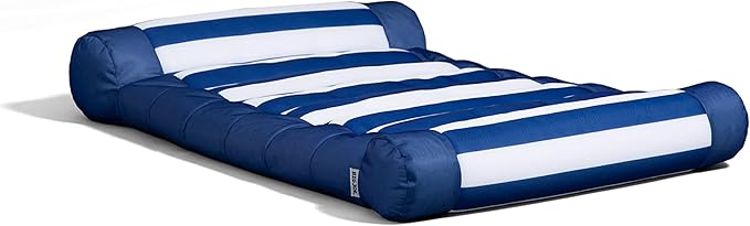 Big Joe Kona Hammock No Inflation Needed Pool Lounger with Headrest, Quick Draining Fabric, 4 feet Big