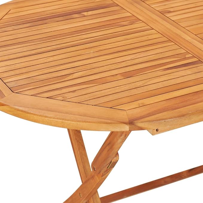 7 Piece Folding Patio Dining Set, Patio Conversation Set Front Porch Furniture Outdoor Lounge Sets Sectional Sofa for Piazza Negotiation Area Exhibition Garden Solid Teak Wood