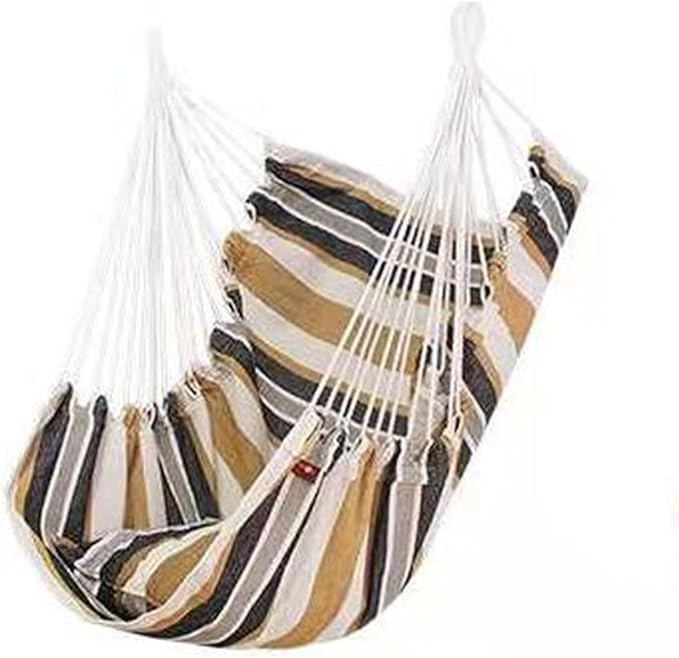 Compatible for Indoor Travel Bedroom Garden Fabric Camping Rope Bed 120KG Hammock Swings Swing Seat Hanging Chair(Green)