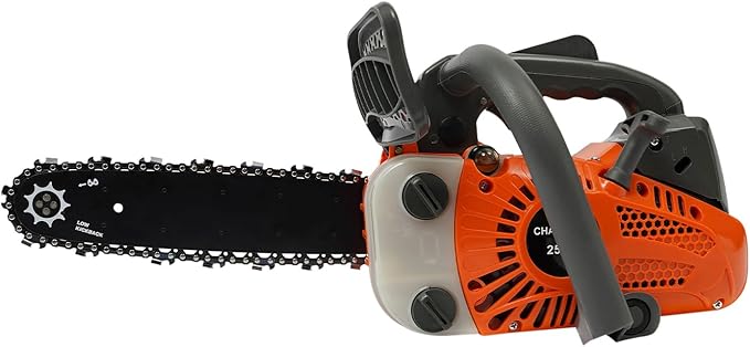 12Inch Gas Chainsaw, 2-Stroke 1.22HP Engine Handheld Gas Power Chain Saw with Air-cooled, Pull Start Petrol Saws Set for Wood Cutting, Garden Pruning, Forest Logging, 9000RPM