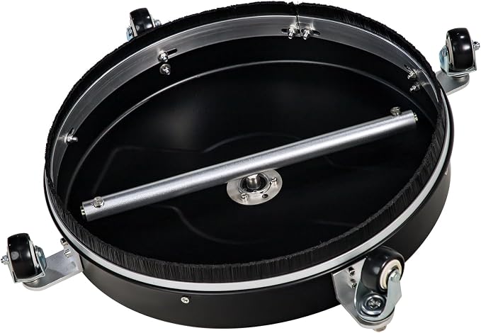 SCITOO 18.5" Pressure Washer Surface Cleaner 4000 PSI with 4 Wheels,1/4" Quick Connector and Washer Accessories for Concrete, Patio, Sidewalk, Deck and Driveways