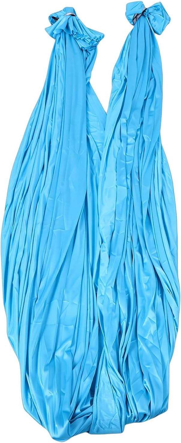 Keenso Aerial Hammock Set, Soft Elastic Polyester Swing for Fitness and Meditation, 400x280cm for Home or Studio Use