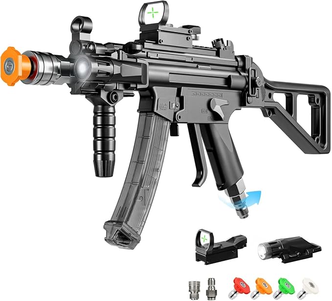Swivel Pressure Washer Gun 3600 PSI – Easy Pull Trigger Handle with 3/8" Quick Connect Plug, Foam Cannon Compatible for Car, Home & Outdoor Cleaning (Black)