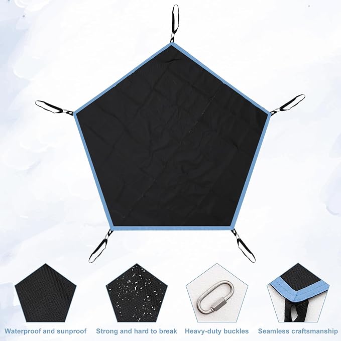 Black Diamond Climbing Dome Hammock - 47.24x70.87in, 300 Lb Capacity, Compatible with 10ft Dome Climber