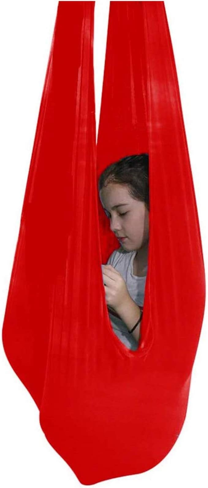 Multifunctional Elastic Hammock Kids Children Hanging Indoor Cuddle Swing Seat Aerial Yoga Hammock for Autism ADHD ADD (Color : C, Size : 150 x 280 cm (L x W).)