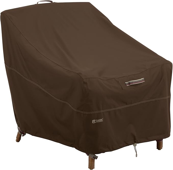 Classic Accessories Madrona Waterproof 38 Inch Deep Seated Patio Lounge Chair Cover