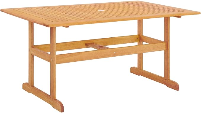 Modway EEI-3675-NAT Hatteras Dining Table, Natural