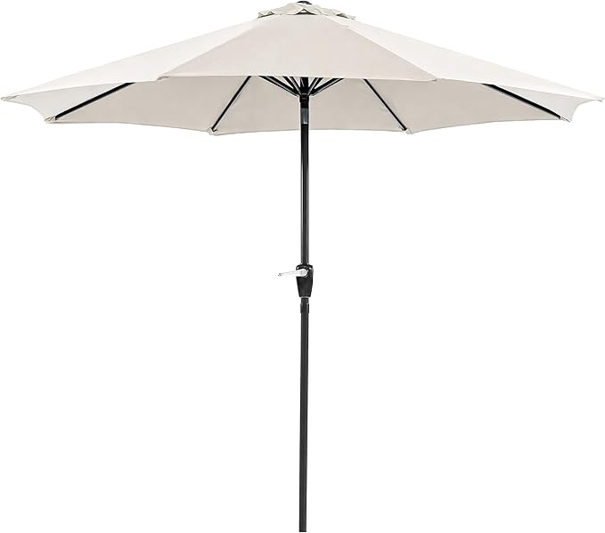 Furniture of America Pantera 9 ft Outdoor, Market Patio Umbrella