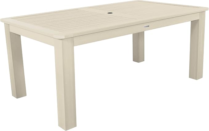 highwood Lehigh and Weatherly Rectangular Height Dining Table, 42 x 72, Whitewash