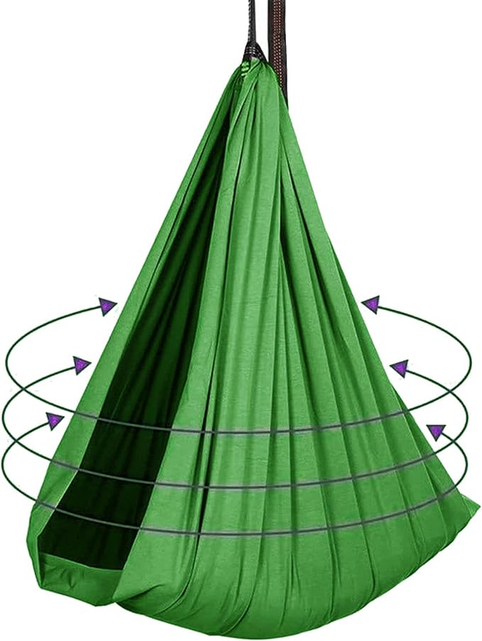 Sensory Swing for Adults Kids Therapy Swing Indoor Soothing Calming Snuggle Hammock Durable Soft Fabric Swing Excellent stretchability Ideal for Sensory Integration