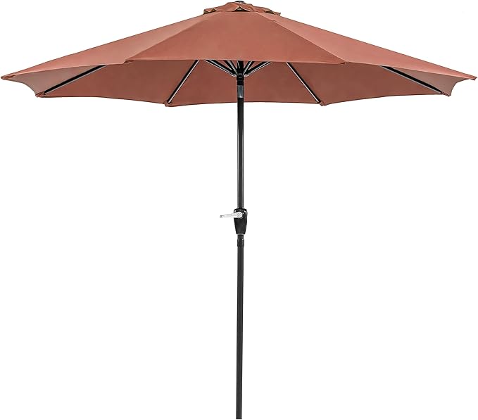 Furniture of America Pantera 9 ft Outdoor, Market Patio Umbrella