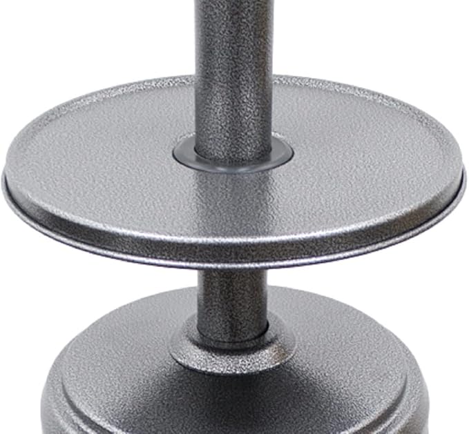 Hiland Outdoor Patio Heater in Hammered Silver