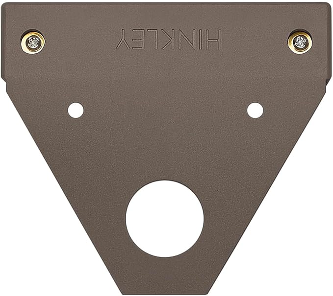 Hinkley Nuvi Small Deck Sconce 10-Pack, Vinyl Alloy, Composite Polycarbonate Lens, Integrated LED, Horizontal Illumination, Bronze Finish