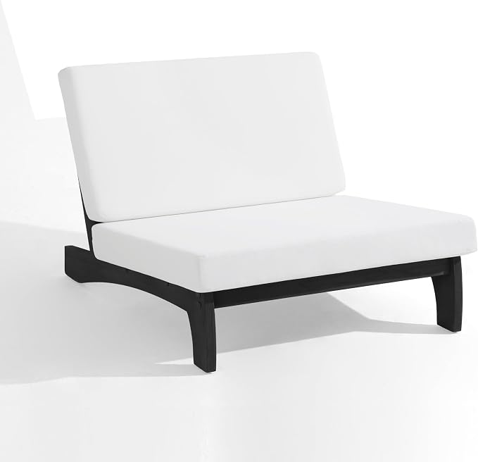 Pia Ricoo 1-Piece Patio Furniture Set, Outdoor Loveseat with 4.5-Inch Thick Cushions, All-Weather Outdoor Sofa for Backyard, Deck, Lawn - Beige/Dark
