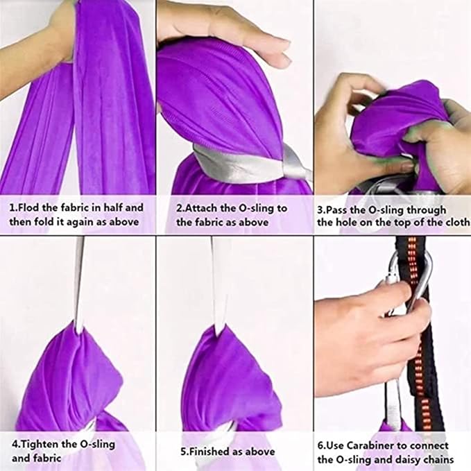 Kids Therapy Swing Indoor Outdoor Cuddle Hammock with Special Needs Snuggle Swing for Children with Autism ADHD Aspergers Sensory Integration (Color : Purple, Size : 100 * 280CM/39 * 110in)