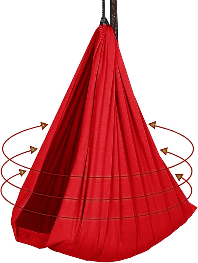 Sensory Swing for Adults Kids Therapy Swing Indoor Soothing Calming Snuggle Hammock Durable Soft Fabric Swing Excellent stretchability Ideal for Sensory Integration