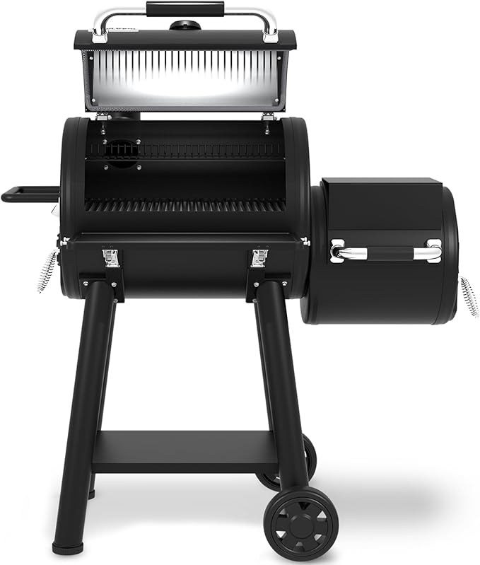 Broil King 955050 Regal Charcoal Offset 400 Smoker and Grill, Black