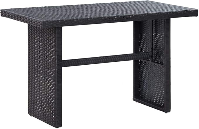 3 Piece Patio Lounge Set with Cushions, Front Porch Furniture Outdoor Sofa Sets Porch Furniture Set Patio Conversation Set for Poolside Negotiation Area Piazza Garden Poly Rattan Black