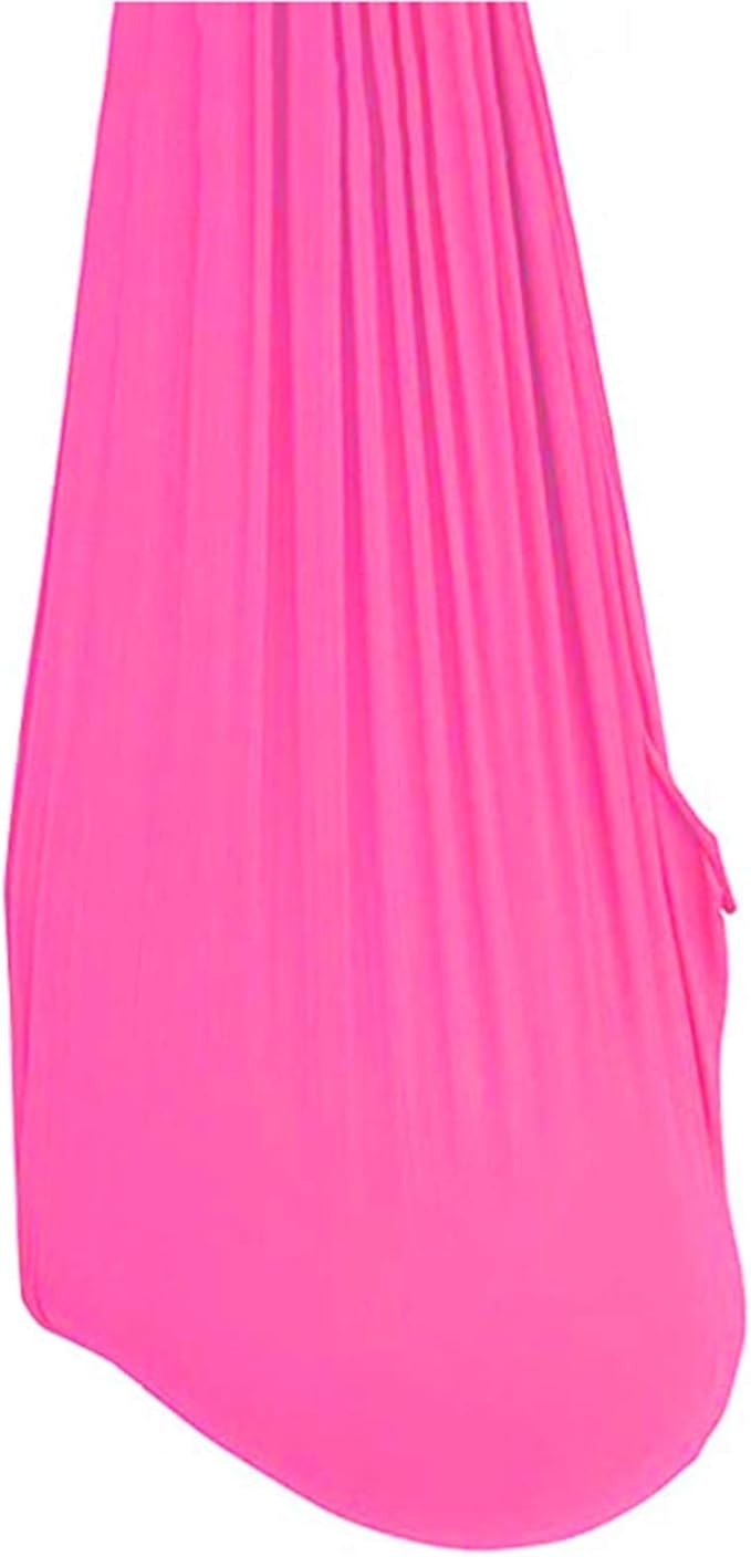 Indoor Swing for Kids Adult Sensory Elastic Swing Adjustable Hammock Yoga Swing for Autism ADHD Aspergers (Color : Pink, Size : 150 x 280 cm (L x W).)