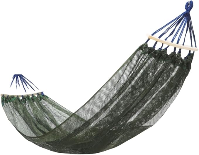 Portable Polyester Fiber Hammock Outdoor Play Large Space Portable Tree Hanging Multifunctional Hammock Comfortable(Green)