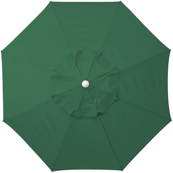 PICNIC TIME 5.5 Ft Portable Beach Umbrella, Lightweight UV Protection Sunshade with Tilt Pole & Carry Bag, Outdoor Canopy Umbrella for Beach, Sand, Pool, Patio, Camping, Travel, or Backyard Shade, (Hunter Green)