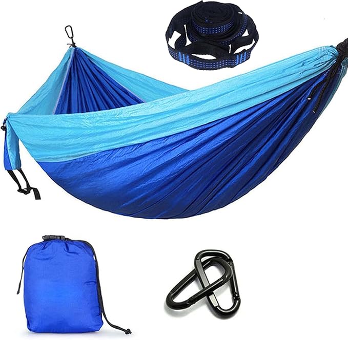 Camping Hammocks for Outside, Double Hammock Chair Outdoor, Portable Hammock for Trees, Hammocks for Outside Heavy Duty, for Beach, Backyard, Patio