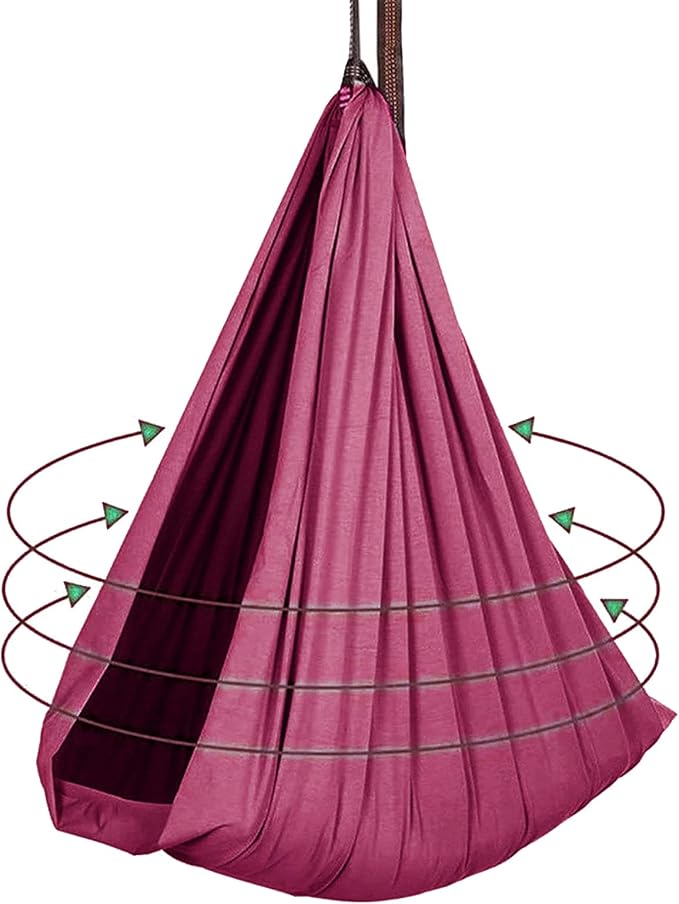 Sensory Swing for Adults Kids Therapy Swing Indoor Soothing Calming Snuggle Hammock Durable Soft Fabric Swing Excellent stretchability Ideal for Sensory Integration