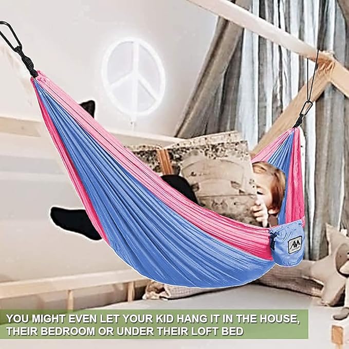 2pcs AYAMAYA Kids Hammock (Blue + Purple)