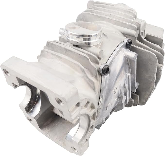 1141 020 1206 Cylinder Piston 47mm for Stihl MS291 MS291C Chainsaw, 47mm Big Bore for Stihl MS271 MS271C Chainsaw(Round Style Intake)