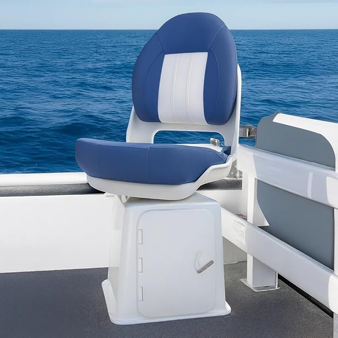 Oceansouth Boat Seat Boxes with 5 Shelves & Tackle Boxes (Height 16")