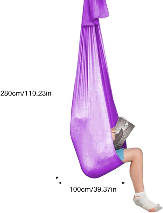 Shakven Extra Sturdy Sensory Swing for Kids | Super Cuddle Indoor Swing,Ther apy Swing Hammock for Child & Adult with Au tism, ADHD, Aspergers, Sensory Integration