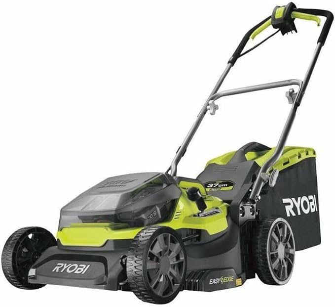 RYOBI 36V LithiumPlus Hybrid Lawnmower cuts 37cm - 2 x 5.0 Ah Batteries - 1 x RY18LMH37A-250 Quick Charger