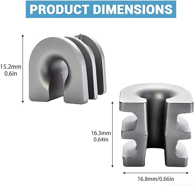 10-Pack Zinc Alloy-Replacement Trimmer Head Eyelet Sleeves for Stihl Models FS90R FS44 FS55 FS80 FS88 FS90 FS106 FS108 FS130 F FS85 FS86 FS91 FS110,Trimmer Head Parts for Autocut 25-2 Eyelets