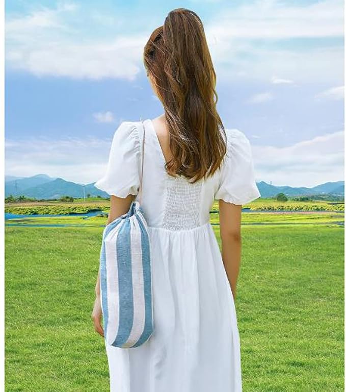 Portable Hammock,Canvas Hammock,Outdoor Hammock Anti-Rollover Travel Camping Portable Hammock Hanging Chair Outdoor Portable Camping Travel Equipment (Color : Blue, Size : 190 * 150cm)