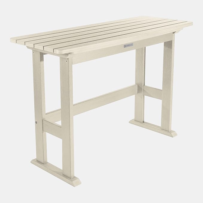 Highwood Lehigh 6pc Counter Height Balcony Dining Set, Whitewash