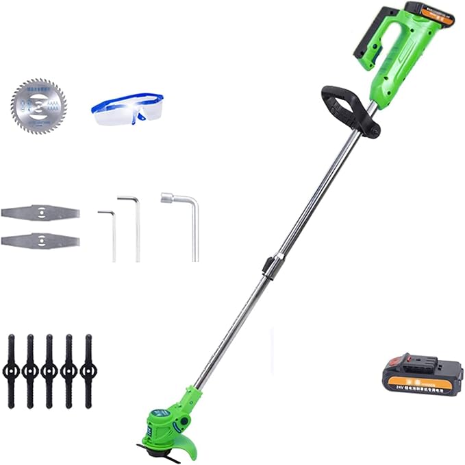 Lawn Mower Electric Lawn Mower 24 V Corded Brush Cutter to Remove Weeds from Trees and Flower beds Grass Cutting Machine for Agricultural Land Lawn