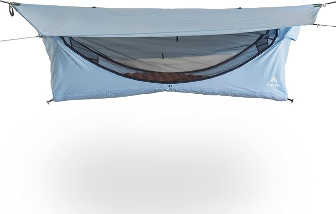 Haven Tents Lay Flat Hammock Tent - Waterproof Camping Hammock with Mosquito Net, Insulated Pad and Rainfly - Haven Tent, Haven XL, Haven Safari