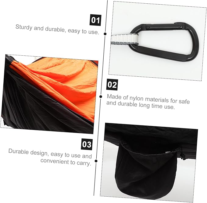 1pc Portable Multi-Function Camping Hammock Uv and Net Lightweight Hanging Tent for Outdoor Activities