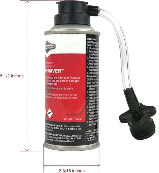 The ROP Shop OEM Briggs 4oz Pump Saver for Troy-Bilt Pressure Washer 020210-0, 020210-1, 020210-2