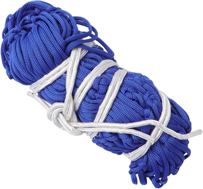 Uonlytech Portable Nylon Outdoor Hammock, Leisure Camping Hammock with 5.5mm Thick Rope, Blue 230x80cm, Travel Garden Hanging Bed for Backyard and Hiking