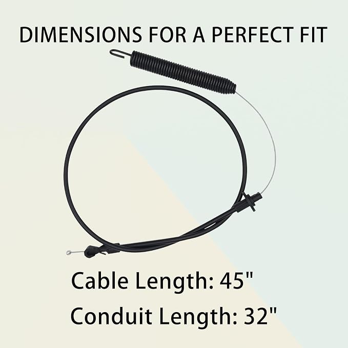 Sanhartrong 175067 Clutch Cable,for for Craftsman 42" Riding Mower LT1000 LT2000 DLT 3000 169676 532169676 532175067 21547197