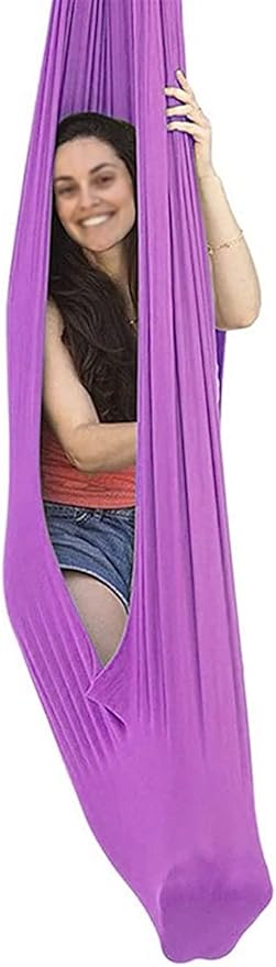 Indoor Therapy Swing Kids Snuggle Swing with Special Needs Cuddle Hammock for Children Adults Autism, ADHD, Aspergers Sensory Integration Easy to Install