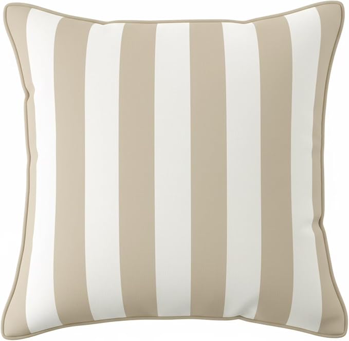 SEDLAV Enjoy the Little Things: 16 Inch Square Outdoor Pillow - Weather-Resistant Decorative Cushion for Patio, Garden, or Deck