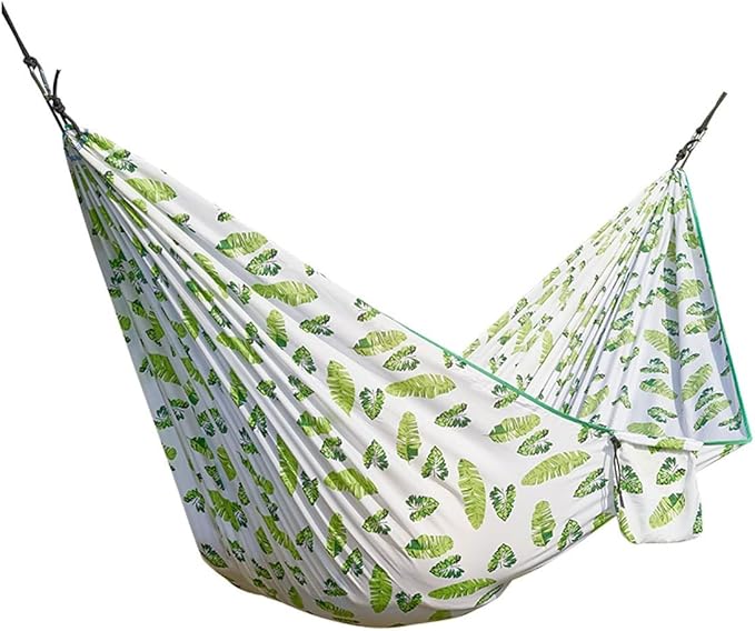 Double Camping Hammock, Lightweight Nylon Portable Hammock with Ropes, Travel Hanging Hammock with Carrying Bag, for Indoor Travel Beach (Color : SingleD, Size : 230x100cm)