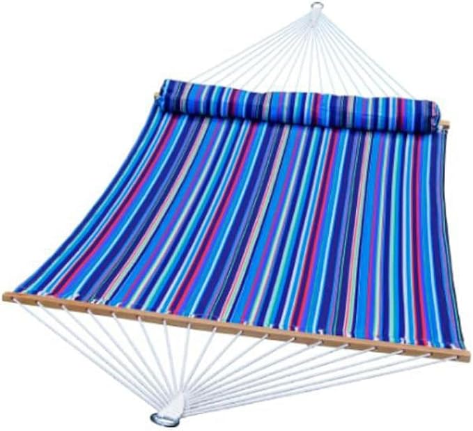 13 ft. Multi Striped Hammock Blue