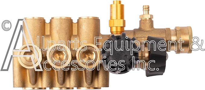 7110148 Simpson OEM Complete Manifold Kit with Hardware for AAA Pressure Washer Pump Models: 10.0GA13, 530010, 530012, 530060, and 53BRD35.