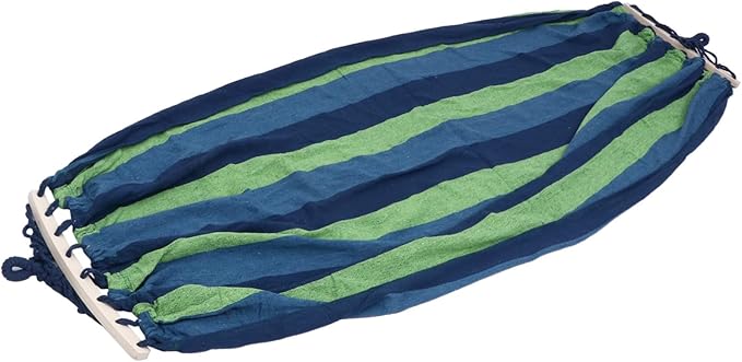 Kisangel Garden Widened Canvas Hammock Portable Thickened Swing for Camping Outdoor and Relaxation for Adults and Boys and Girls